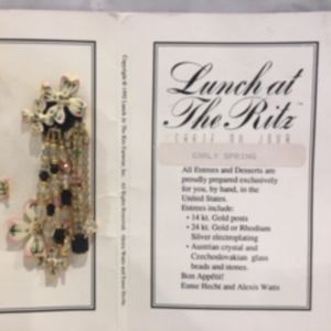 Lunch at the Ritz earrings